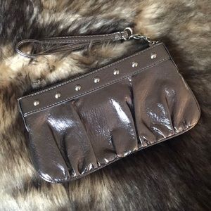 Metallic EXPRESS wristlet